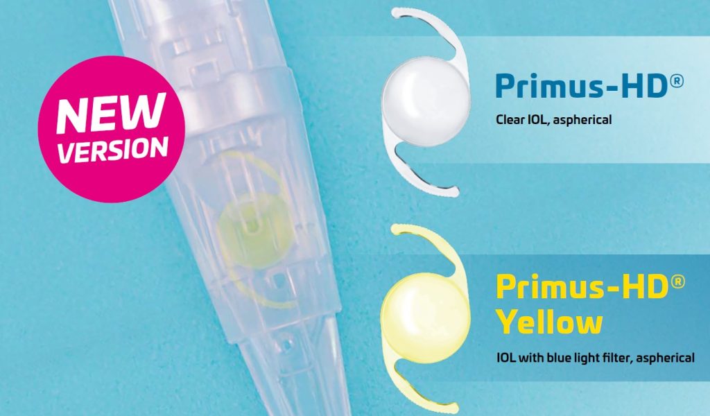 Primus-HD® / Primus-HD® Yellow – Lente Intraocular Premium Hidrofóbica